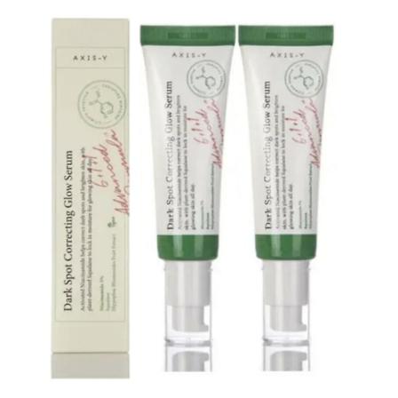 1-3 st Axis-y Dark Spot Correcting Glow Serum Spf 50+ Niacinamid Solskyddsmedel Moisturizing Brighten Förbättrar Matt Face Essence 2PCS