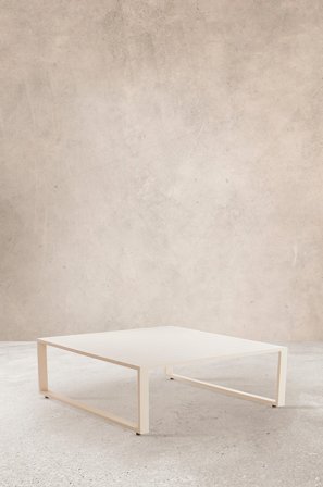 Jotex - Sofabord 100x100 Cm Beige - ALASSIO - Kjøp Sofabord til uterommet hos Jotex