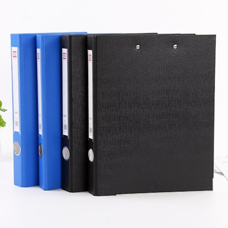 A4-perm, svart og blå