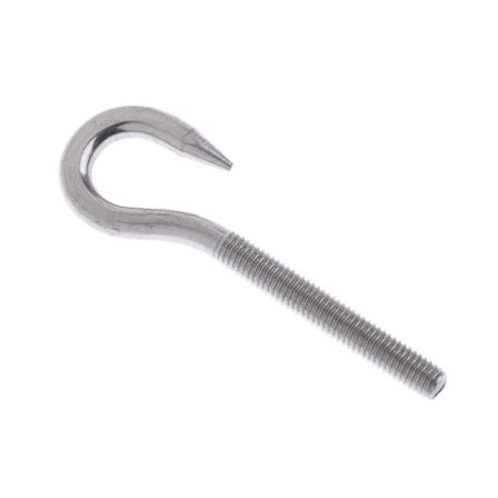 Marine 304 rustfrit stål øjebolt krog gevindskrue bolt båddele M6