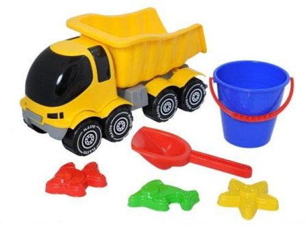 Plasto Strandsett med lastebil 40cm