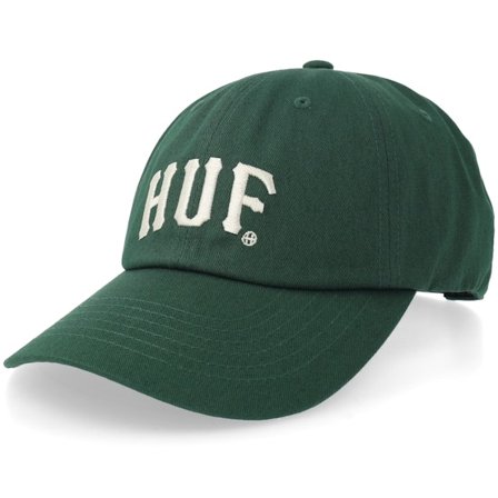 HUF - Grün Unconstructed Cap - Arch 6 Panel Cv Forest Green Dad Cap @ Hatstore