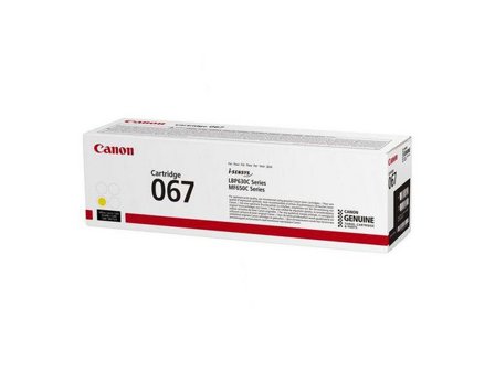 Canon Toner 067 1,25K gul - Lyreco - Toner och bläck - Tonerkassetter - Toner Canon