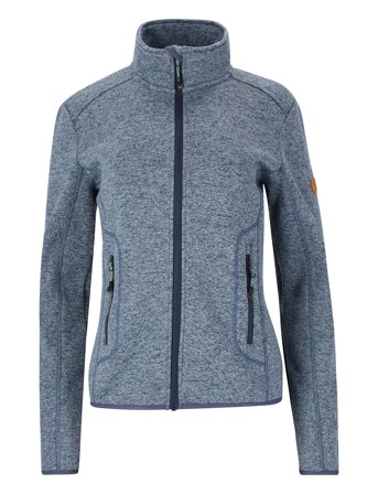 Samani W Melange Fleece Jacket Sport Women Sport Clothing Sport Fleeces & Midlayers Blue Whistler