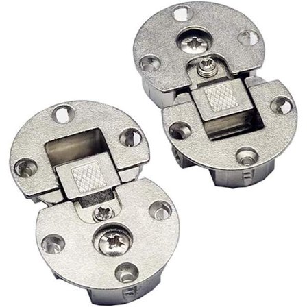 2 stk. 90 graders justerbare skjulte sammenleggbare hengsler kompatible med møbler - Frittstående