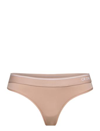 Thong Stringit Alusvaatteet Beige Calvin Klein