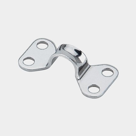 Padeye fisso Harken 45 mm Eyestrap - Double Fastener, 57 x 29 x 16 mm, 4 fori