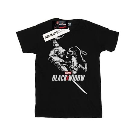 Marvel Boys Black Widow Movie Taskmaster Battle T-Shirt 9-11 År Black 9-11 Years