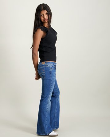 Kids ONLY KOGDREA LIFE S/S TOP JRS Svart Toppar/Blusar Tjej - Kids Brand Store