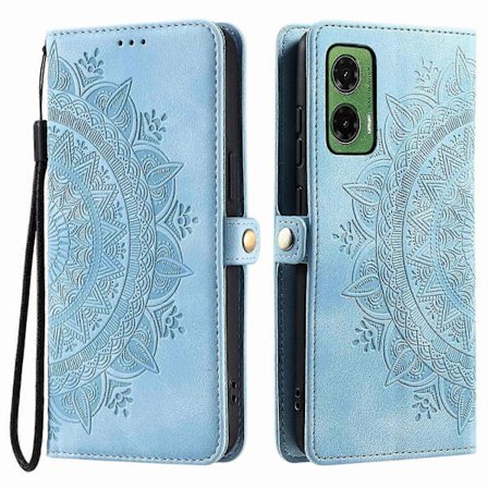 Stil 016 Kompatibel med Motorola Moto G35 5G Fodral Skinnkänsla Totem Tryckt Plånbok Läder Telefonskal - lingling}