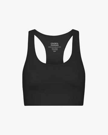 Active Cropped Bra - Deep Black - Female - M
