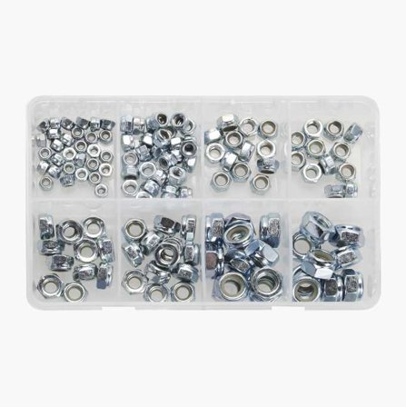 Låsmuttersats 130 st.