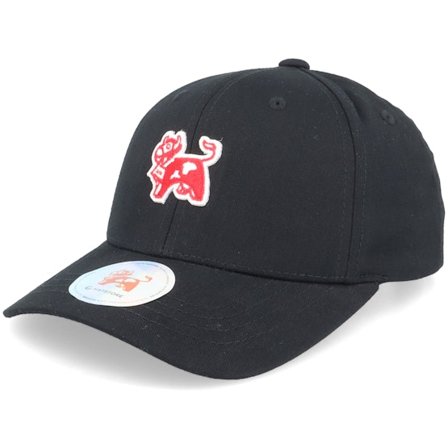 Kinder Hatstore - Schwarz adjustable Cap - "Kinder Arla Small Cow Logo Black Adjustable " @ Hatstore