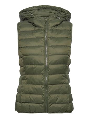 Onlnewtahoe Hood Waistcoat Otw Khaki ONLY