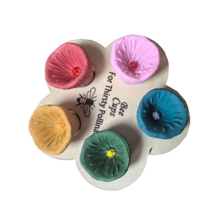 Bi insektvandskål, bi-vandskåle til haven, mini-vandskåle brugt af bier i haver. (5 farver) A3 A3