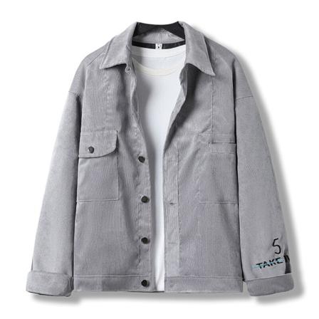 Män Med Fickor Ytterkläder Button Down Cardigans