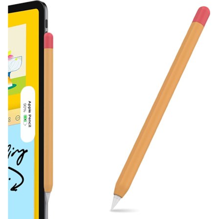 2025 Seneste Model Duotone Etui til Apple Pencil 2. generation & Apple Pencil Pro (2024) Ultratyndt Beskyttende Hylster Silikoneskal Kompatibelt