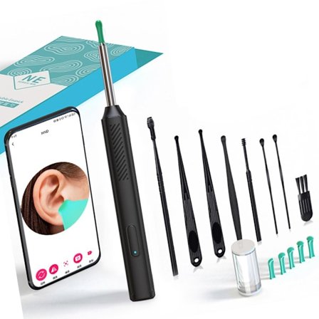 Ørerenser Ørevoksfjerner Værktøj Øreendoskop Nem at bruge Otoskop Ørerenser Ørerensningssæt til daglig brug