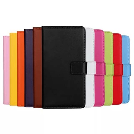 Plånboksfodral Äkta Skinn Sony Z3 Compact