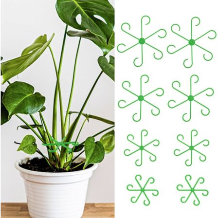 Gjenbrukbare plantestøtter for Monstera-planter, blomster, hortensiaer, roser, tomater – yux