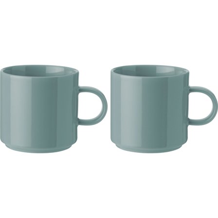 Stelton Mugg 2-pack, 0,2 liter, dusty green | Dukning & Servering > Muggar & Koppar > Kopp | Bagaren och Kocken