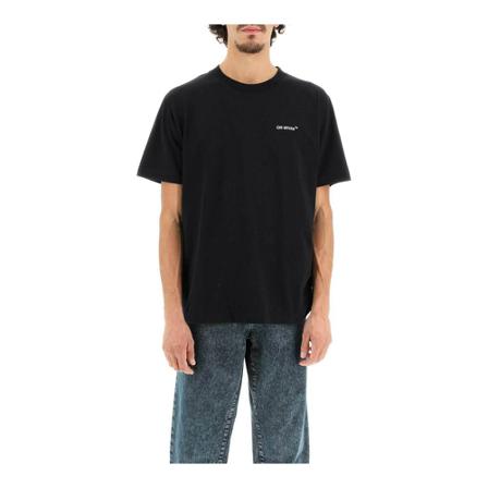 Off White T-Shirts , Zwart , Heren , Maat: M