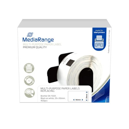 MediaRange Multi-Purpose Paper Labels,