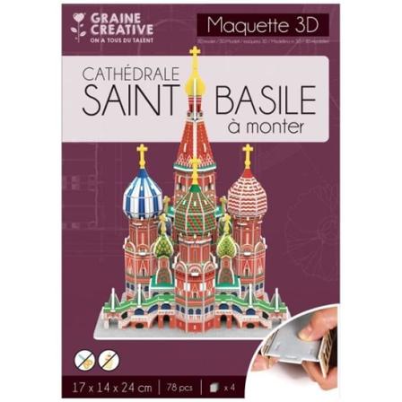 3D model puslespil - Basil's Cathedral - Arkitektur og monument - Barn - KREATIVE FRØ VI HAR ALLE TALENT Flerfärgad