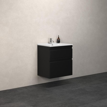 Dansani Luna Kantate Kommodpaket 61 cm Svart matt, Badrum