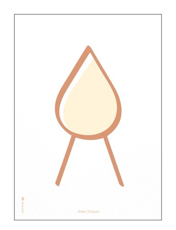 Brainchild Dråben Hvid - Multi/patterned - 30X40CM