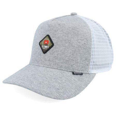 Djinns - Grå trucker Keps - New Hft Cap Waffle Mountain Dark Grey A-Frame Trucker @ Hatstore