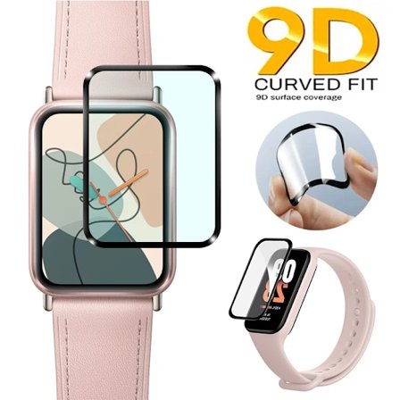 3D Böjd Kant Skärmskydd För Xiaomi Miband 9 Active Pro Skyddsfilm För Mi Band 9 Pro 9Active Filmer Ej Glas