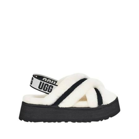 Ugg, Disco Cross Slides Biały, unisex, Rozmiar: 39 EU