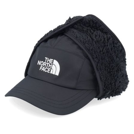 The North Face - Svart trapper Keps - Kids Shasta Trapper Black Ear Flap @ Hatstore