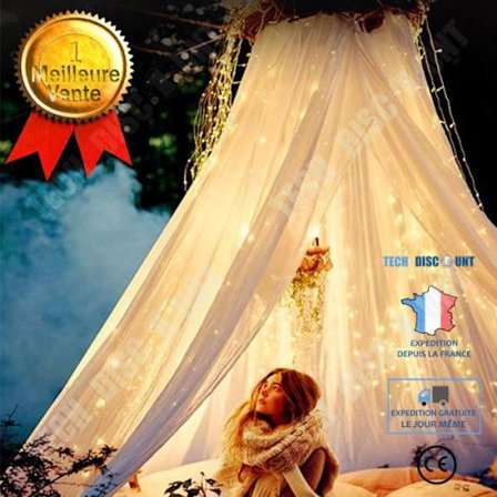 LED Ljusslinga - TD - 2 x 10M - 100 LEDs - Vattentålig - Fjärrkontroll