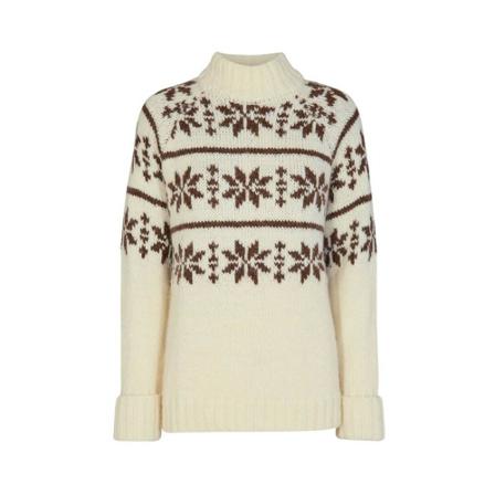 Sofie Schnoor S214259 Knit Hvid, Dame Rullekraver, Størrelse: L