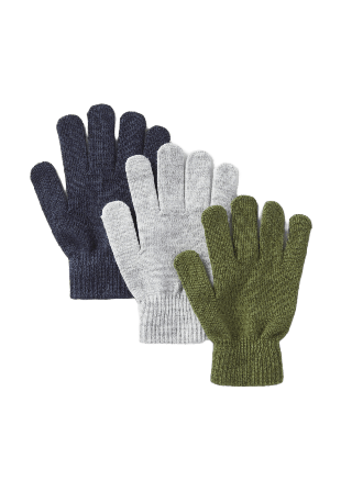 RIKIKI Fingervantar LENNON, 3-pack Vantar & handskar Grön 6-8 YEARS