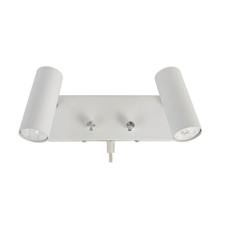 Oriva - Vegglampe 2xMini Vit 49623-90 Hvit