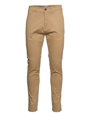 Sdjim Pants Casual Byxor Vardsgsbyxor Beige Solid