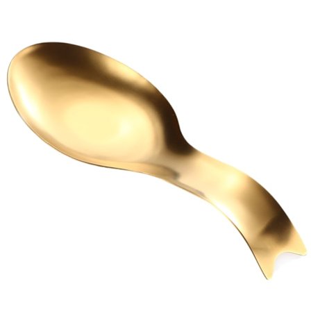 Skedstöd i rostfritt stål, Skedstöd för köksbänk, Guldskedhållare för spis – Tål maskindisk