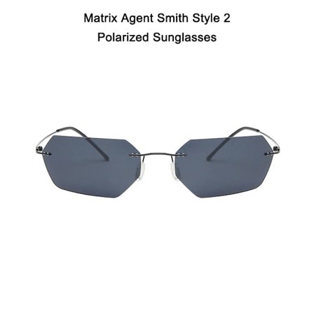 JackJad Vintage Klassiska The Matrix Agent Smith Stil Polariserade Solglasögon Män Coola Nitar Märkesdesign Solglasögon Oculos De Sol