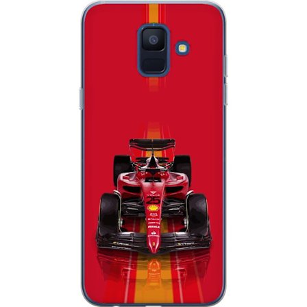 Yhteensopiva Puhelinkuori Samsung Samsung Galaxy A6 (2018) Ferrari Formula 1 -auto ikonisessa punaisessa muotoilussa urheilullisella tarkkuudella
