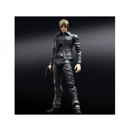 Figurine - Resident Evil - Leon S Kennedy - 24cm - Led – Inkluderede tilbehør