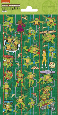 Klistermärke Ninja Turtles - Teenage Mutant Ninja Turtles Kalas Dekoration - Kalaslagret.se