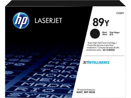 HP 89Y - høykapasitets - svart - original - LaserJet - tonerpatron (CF289Y)