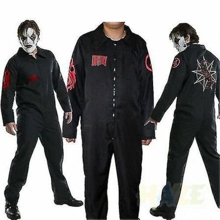Bändi Slipknot Cosplay -asu, löysä haalari Halloween