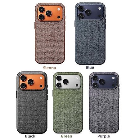 TechWoven-deksel med MagSafe for iPhone 17 Pro Max, beskyttelsesdeksel Sienna & Logo(h})