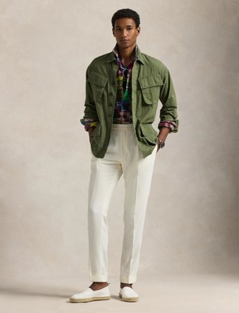 Polo Ralph Lauren Ripstop Utility Overshirt - Green - XXL