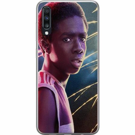 Samsung Galaxy A70 Mjukt Skal - Stranger Things - Lucas Sincla