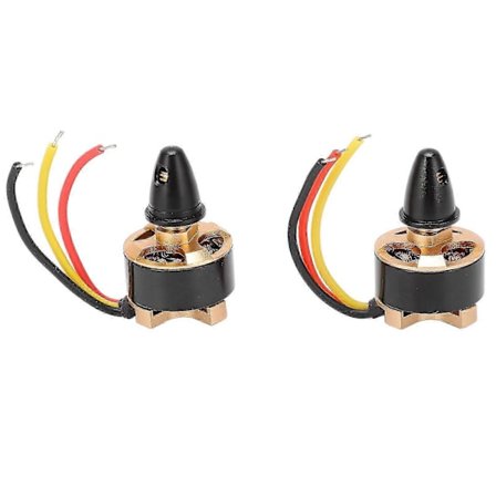 2 stk. RC 1306 3100KV børsteløs motor, stærkt tryk, lav støj, stabil, bærbar, holdbar RC fly børsteløs motor